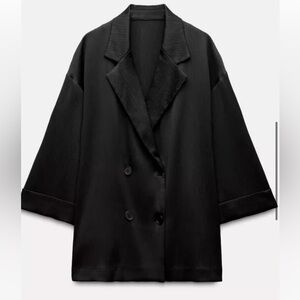Zara Black Oversized Blazer